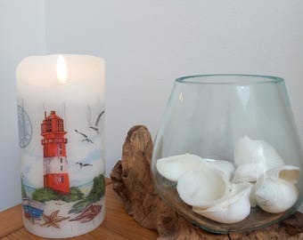 Lighthouse LED candle