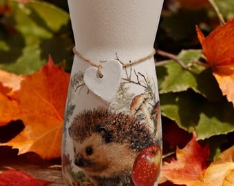 Hedgehog Vase