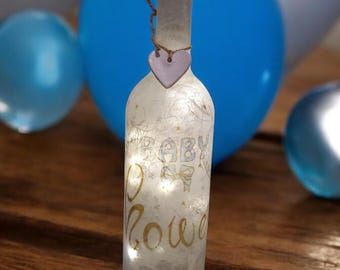 Baby shower light up bottle