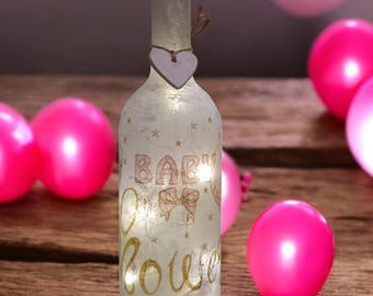 Baby Shower light up bottle