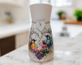 Birds vase