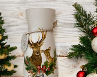 Stag Vase