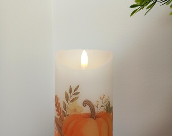 Pumpkin candle