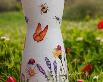 Butterfly meadow vase