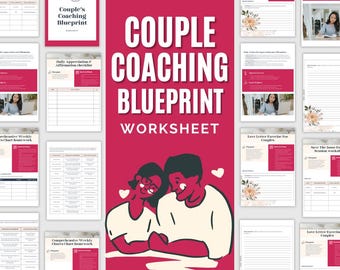 Healthy Relationship Worksheet, Couples Counseling Worksheet, Couples Therapy Worksheet, Coaching Guide, Relationship Worksheets