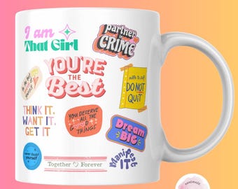 Arbeit Bestie Becher Freundschaft Kaffeetasse Geschenk