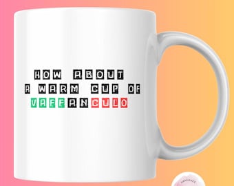 Italienische Tassen, Vaffanculo Becher, italienische Frau Geschenk, italienische Ehemann Geschenk, lustige Nonno Becher, Nonna Kaffeebecher, italienische Geschenke, Familiengeschenke, 15 Unzen Becher