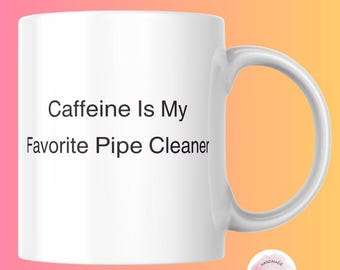 Caffeine Lovers Mug | Funny Coffee Cup | Unique Gift for Coffee Enthusiasts