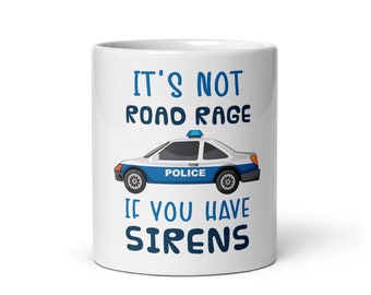 Taza divertida para policías, regalo para agentes de la ley.