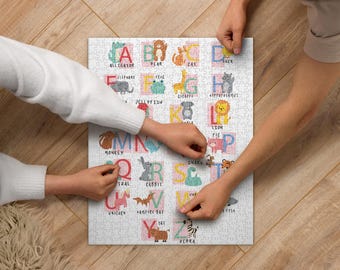 Educational Alphabet ABC Jigsaw Puzzle for Kids | Fun Learning Toy | Montessori-Inspired  Puzzle