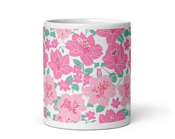 Geschenk für Buchliebhaber, gepresste Blumen Tasse, Blumenbücher Tasse, Lieblingsbücherregalkaffeetasse, Bibliothekar Bücherwurm Geschenk für Leser