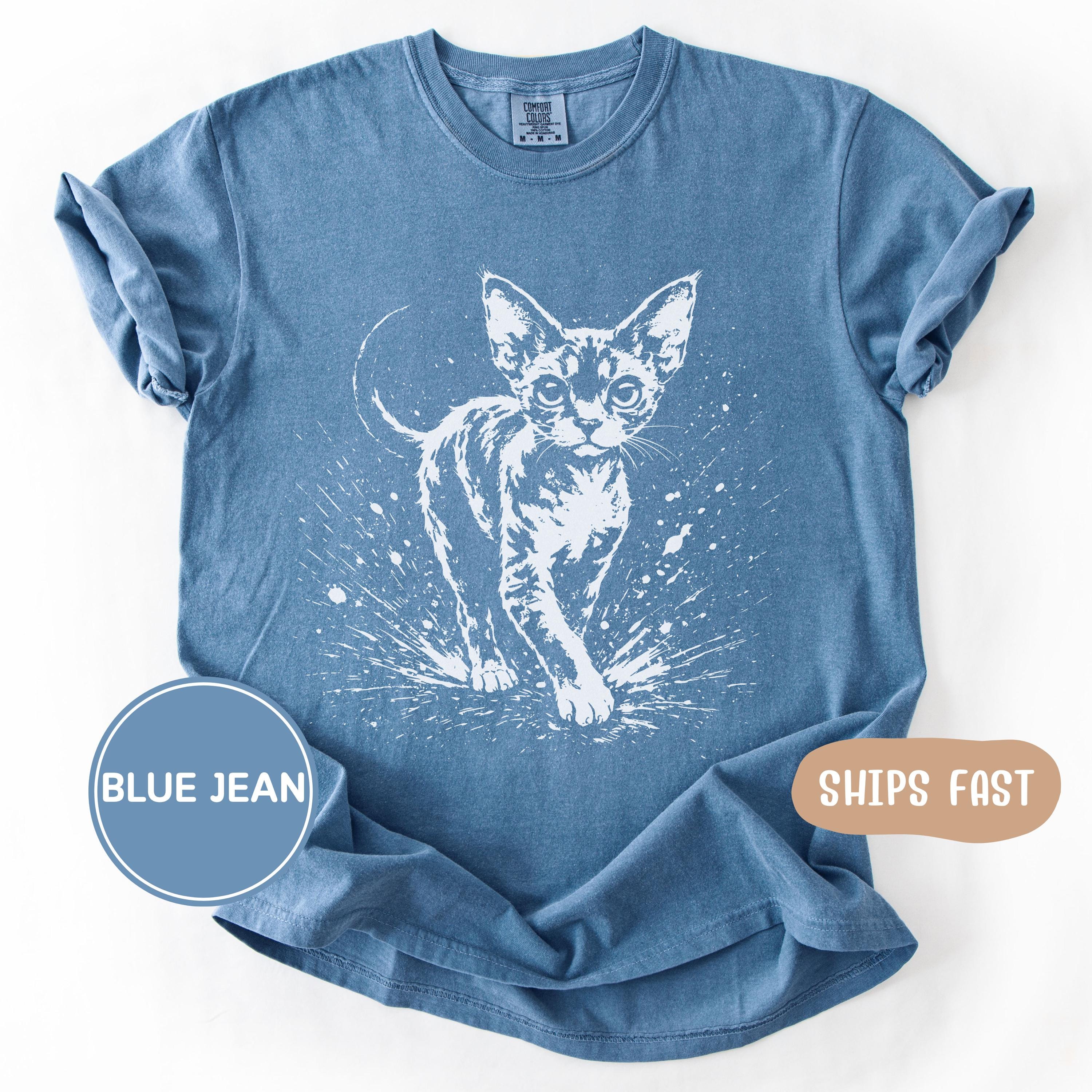 Comfort Colors Devon Rex T-shirt: Gift for Cat Lover Shirt - Etsy