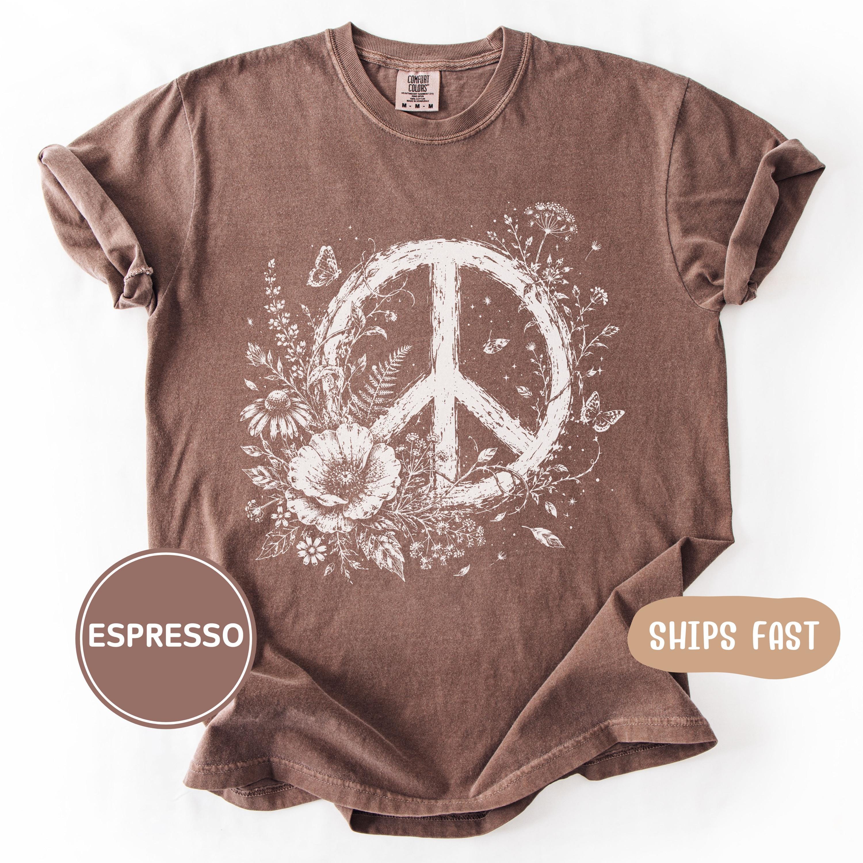 Peace Sign Tee Shirt Vintage - Etsy