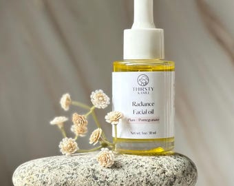 Radiance Facial Oil | Glow-Enhancing Face Oil with Plum, Pomegranate and Camellia.