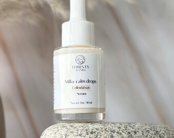 Colloidal Oat Facial Serum for Sensitive Skin | Soothing Ceramide Serum with Chamomile | gentle skincare