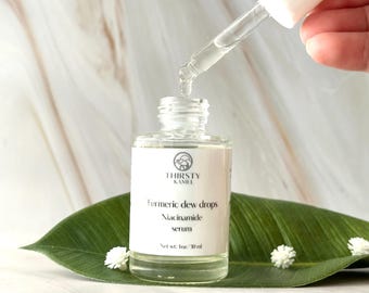 Turmeric Niacinamide Serum | Brightening Face Serum for Oily Combination Skin