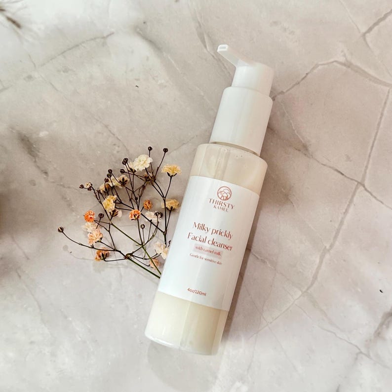 Camel Milk Prickly Pear Facial Cleanser | Hydrating, Gentle Skincare for Sensitive Skin immagine 3