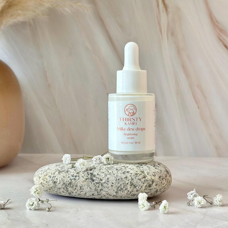 Camel Milk Brightening Face Serum | Hydrating Serum for Dark Spots & Sensitive Skin image 2
