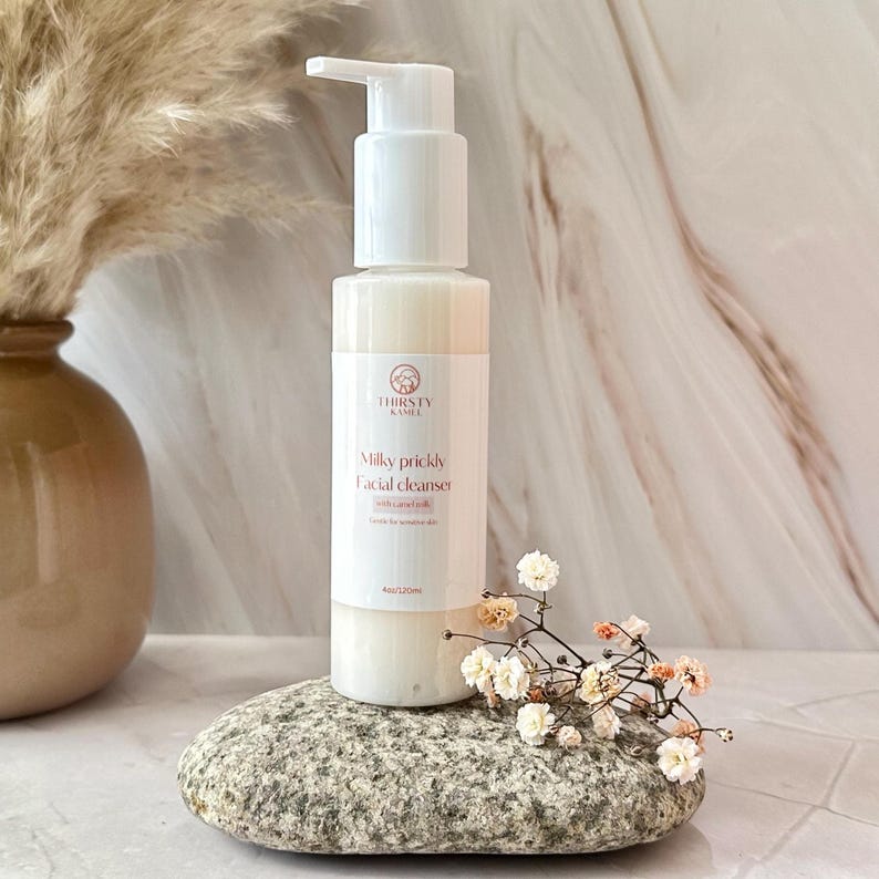 Camel Milk Prickly Pear Facial Cleanser | Hydrating, Gentle Skincare for Sensitive Skin immagine 1