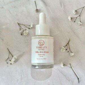 Camel Milk Brightening Face Serum | Hydrating Serum for Dark Spots & Sensitive Skin image 3