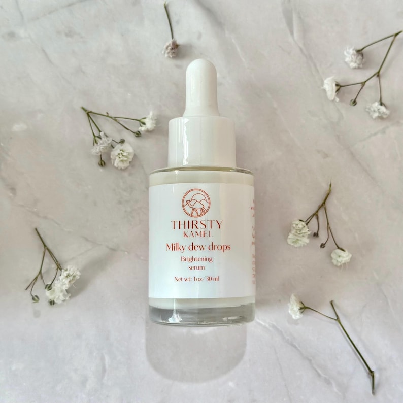 Camel Milk Brightening Face Serum | Hydrating Serum for Dark Spots & Sensitive Skin image 3