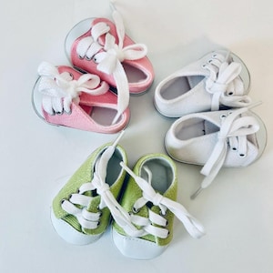 18&quot; Doll Tennis Shoes: Colorful Doll Sneakers
