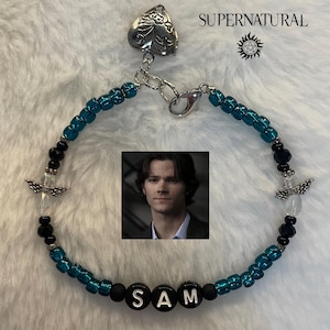 Supernatural Sam Winchester Handmade beaded bracelet