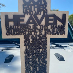 Lord’s Prayer Cross