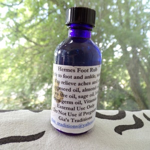 Itch relief rub oil