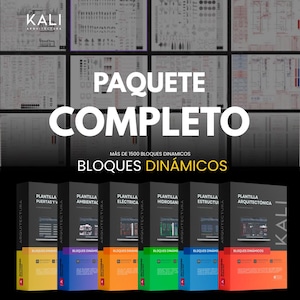 2000 Dynamic Blocks for AutoCAD | Complete DWG Template Package for Architecture, Electrical, Plumbing and Structural Engineering.