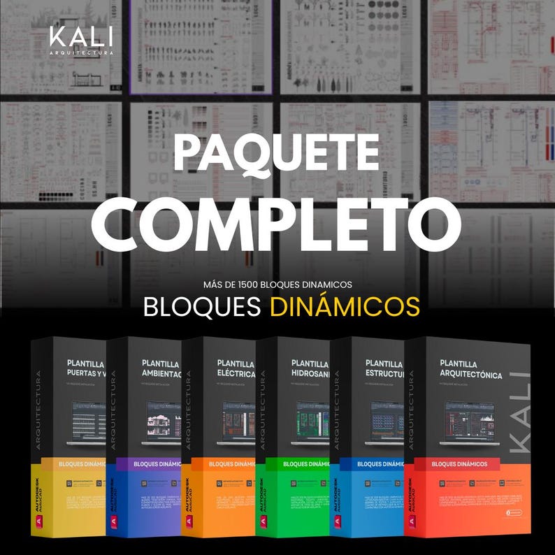2000 Dynamic Blocks for AutoCAD | Complete DWG Template Package for Architecture, Electrical, Plumbing and Structural Engineering. image 1