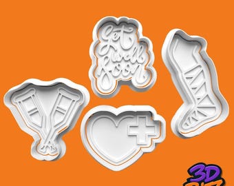 Get Well Soon Cookie Cutter & Embosser Set