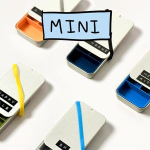 Tiny Pill Case for Him Custom EDC Storage Pocket Medication Organizer Personalized Gift Idea For Husband Pocket Minimal Aesthetic Gear