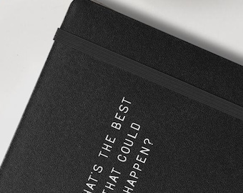 Custom Wellness Journal Encouragement Gift Minimalist Aesthetic NoteBook 2025 Resolutions