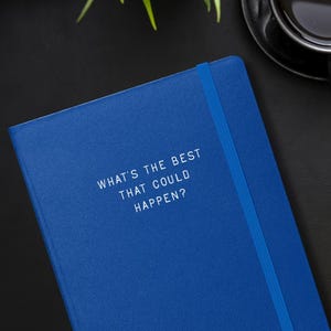 Custom Wellness Journal Encouragement Gift Minimalist Aesthetic NoteBook 2025 Resolutions