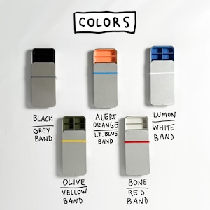 NEW Bigger Compact Weekly Pill Organizer Metal Case Travel Friendly Pocket Medicine Box Sliding Lid Container Modern Design Vitamin Storage image 6
