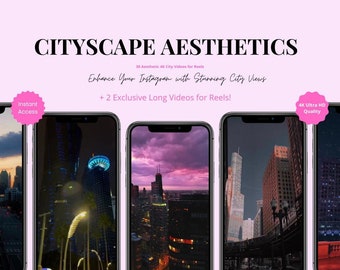 Aesthetic 4K City Videos for Instagram Reels (Digital Download)