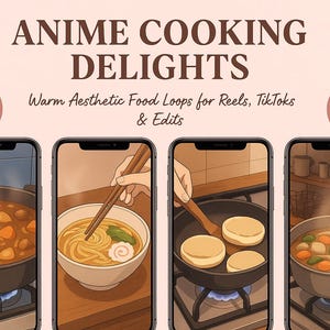 Dallo schermo ai fornelli: oltre 30 deliziose clip di cucina anime