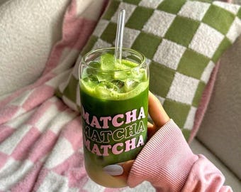 Glass Sipper with Bamboo Lid & Tritan Straw: Eco-Friendly Drinkware