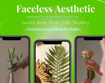 Faceless Aesthetic Reels Guide: Minimalist Content Ideas (Digital Download)