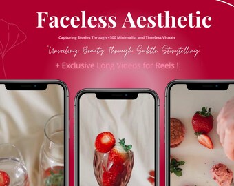 Faceless Aesthetic Reels Guide: 300+ Content Ideas (Digital Download)