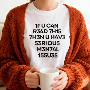 Leetspeak – Funny Gamer Gift, Nerdy Mental Issues Joke, Programmer Print Design