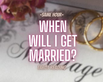 When Will I Get Married?, Love Reading, Same Hour, Fast Delivery