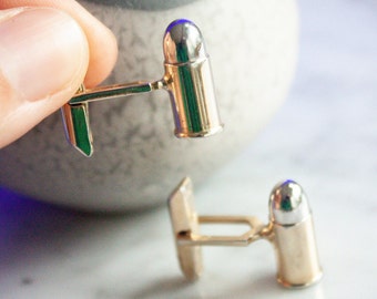 Vintage Bullet Cufflinks / Antique Swank Cuff Links, Western Cufflinks, Groomsmen Gifts, Gift for Groom, Father's Day Gift