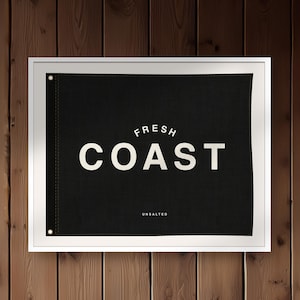 Fresh Coast Lake House Print: Retro Modern Wall Art (Digital Download)