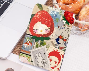 Miffy Collage All New Kindle Case With Hand Strap for Paperwhite 1/2/3/4,Paperwhite Cover for Kindle 12th/10th/11th,Kindle Acrylic Case 2024