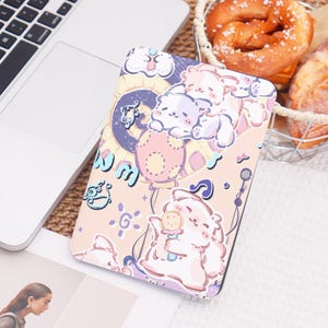 Cartoon Illustration All New Kindle Case With Hand Strap for Paperwhite 1/2/3,Paperwhite Cover for Kindle 12th/10th/11th,Kindle Acrylic Case