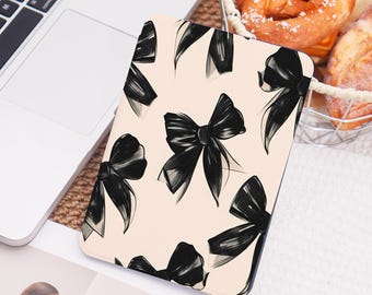 Black Bow All New Kindle Case With Hand Strap for Paperwhite 1/2/3/4,Paperwhite Cover for Kindle 12th/10th/11th,Kindle Acrylic Case 2024