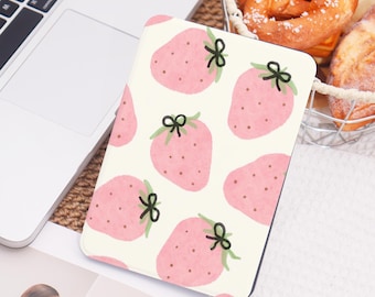 Strawberries All New Kindle Case With Hand Strap for Paperwhite 1/2/3/4,Paperwhite Cover for Kindle 12th/10th/11th,Kindle Acrylic Case 2024