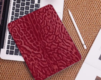 Custodia per iPad con motivo leopardato rosa e portapenne per Air 7-11/13″ 2025, custodia per iPad Mini 6/7, iPad Pro 2024, custodia per iPad 10/9/8
